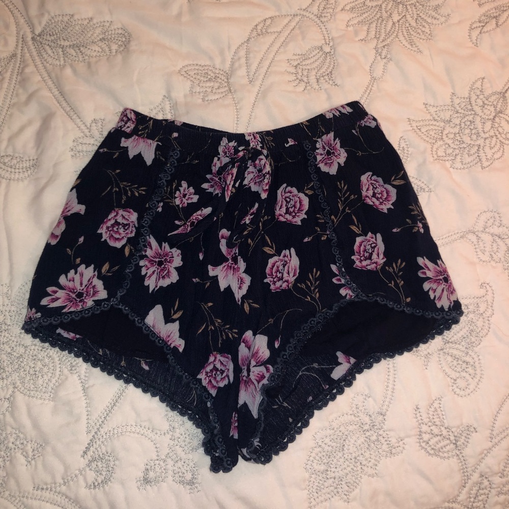 cute floral shorts